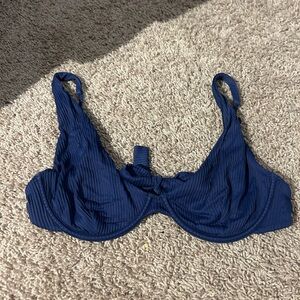 Monday Swimwear Navy Blue Underwire Bikini Top